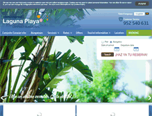 Tablet Screenshot of lagunaplaya.com